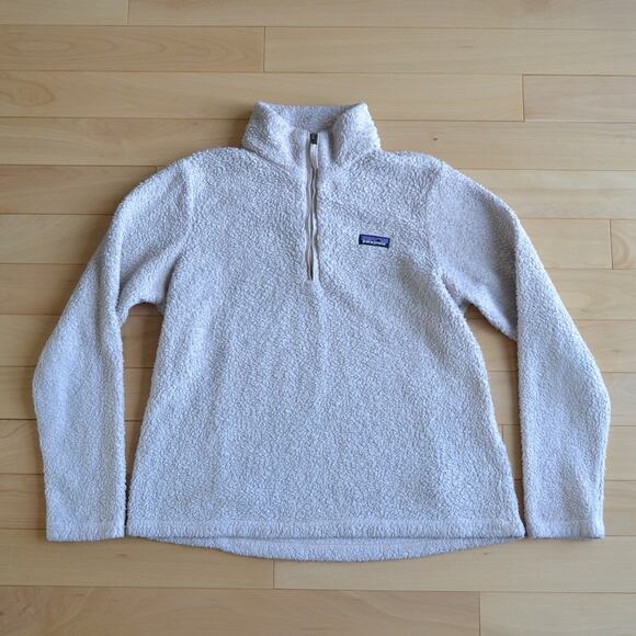 Patagonia Sherpa Fleece Quarter Zip Pullover Sweater Size XL Los Gatos - Picture 1 of 5
